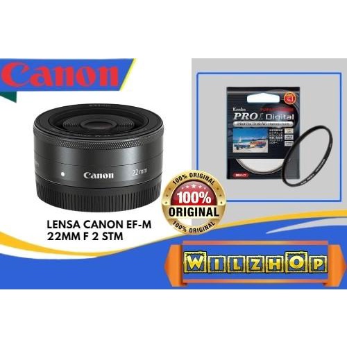 Lensa Canon 22Mm F2 Stm - Lensa Mirrorles Canon Ef-M 22Mm F2 Stm