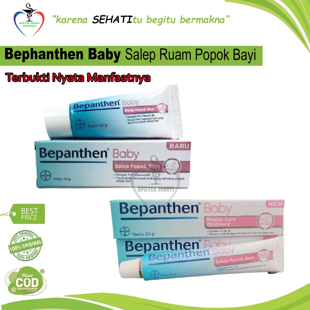 Bepanthen Baby Salep Ruam Popok Bephanten Nappy Rash Iritasi Kulit