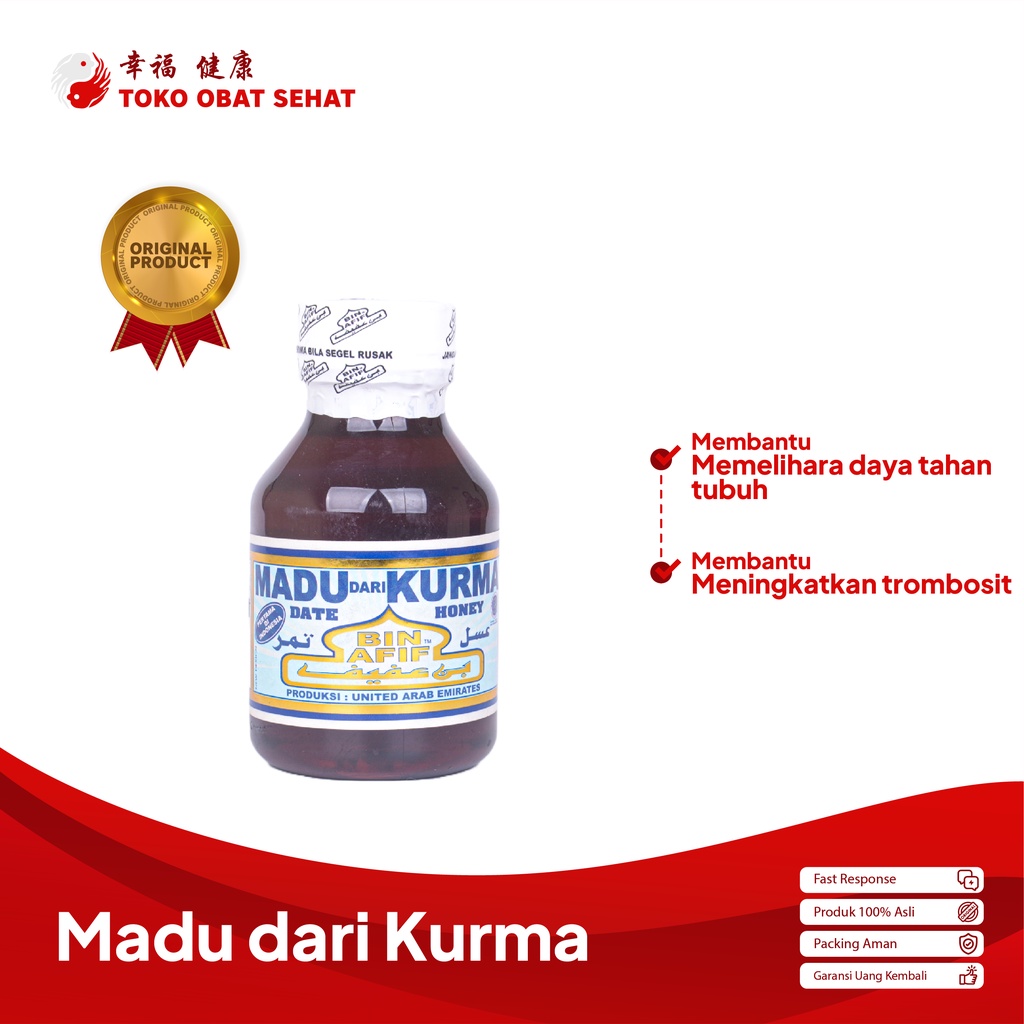 MADU KURMA - SARI KURMA BIN AFIF obat demam berdarah - penambah trombosit