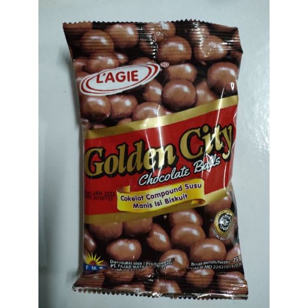 

Golden City Chocoball Lagie 75gr