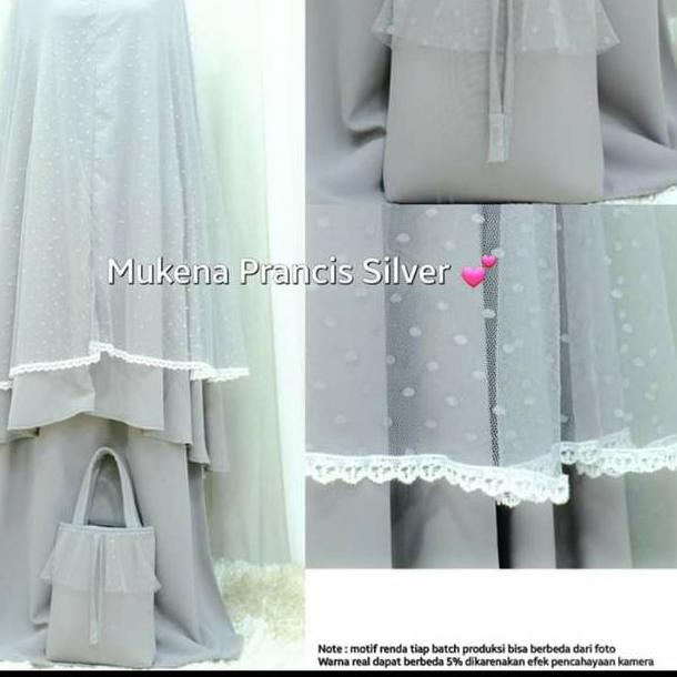 ð q#32 .. MUKENA BALI ALUSA DUBAI AMNA SIZE JUMBO DEWASA BAHAN RAYON JANGER ADEM FULL HANDMADE I.79