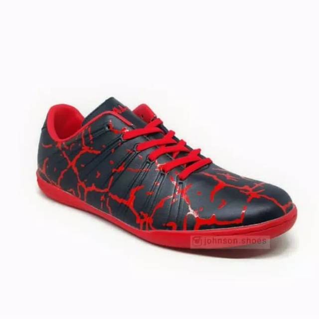 Sepatu Futsal CALCI MAGMA Black Red