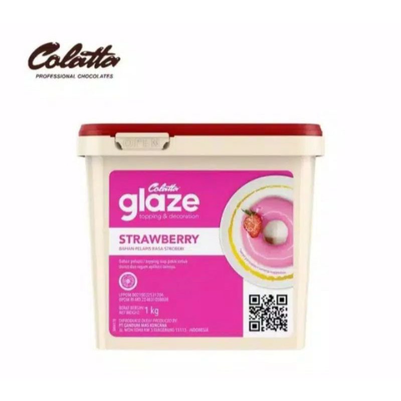 

COLATTA GLAZE STRAWBERRY 1KG