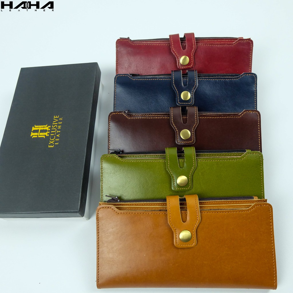 Dompet Panjang Wanita ZYTA Dompet Lipat Perempuan Cewek Bahan Kulit Asli - Originale Leather Wallet