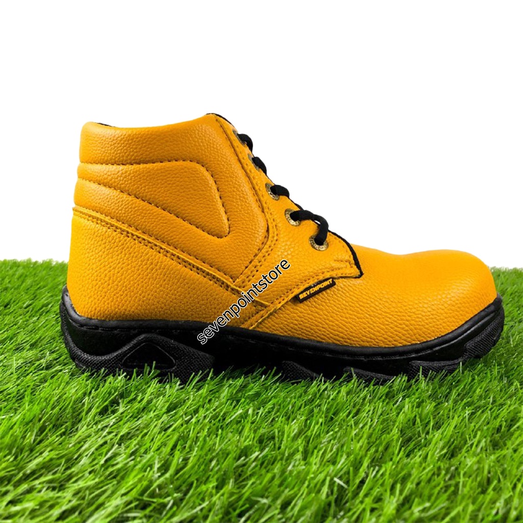 Sepatu Safety Boots Original Septi Kerja Sefty Shoes Spatu Proyek Lapangan Ujung Besi Baja Pria