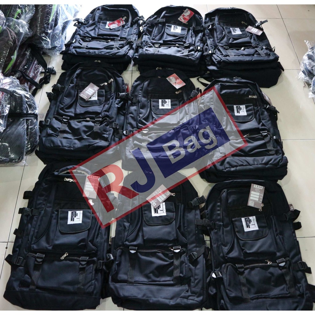 Jual Grosir Tas Ransel Sano Deka Besar Hitam Ransel Gunung Pria Diklat Bahan Berkualitas Terbaru Multifungsi Trendy Keren