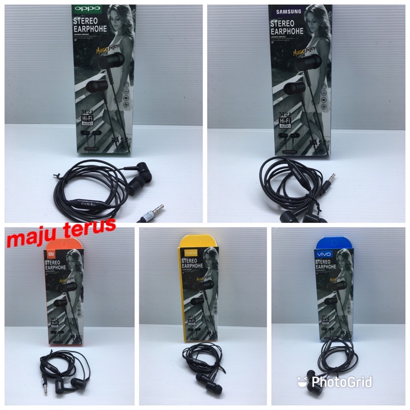 Headset Brand M29 Dan M21 handsfree universal jack 3,5mm