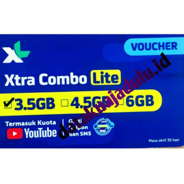 [TERMURAH] VOUCHER XL XTRA COMBO 3,5GB