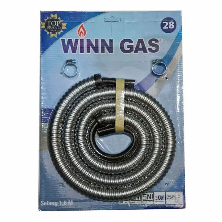 Winn Gas Selang Spiral LPG Premium Winngas Selang Elpiji Selang Gas Flexible