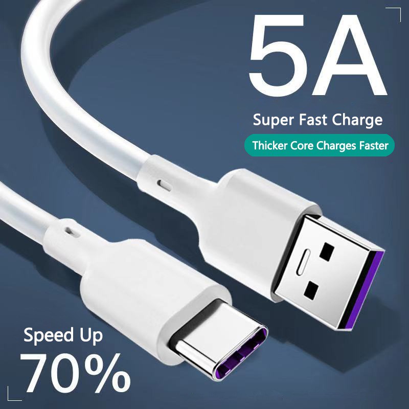 YOUNGPRO ANTI BREAK CABLE MICRO TYPE C LIGHTING FAST CHARGING 5A - CA100