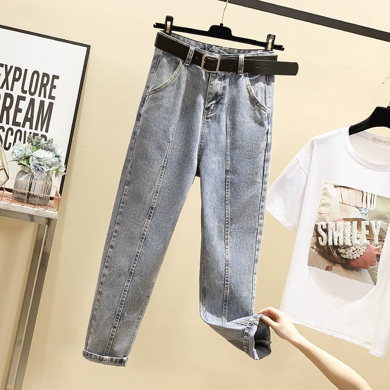 Celana Jeans Panjang Wanita Model High Waist dan Lurus Celana Jeans Panjang Wanita Model High Waist dan Lurus