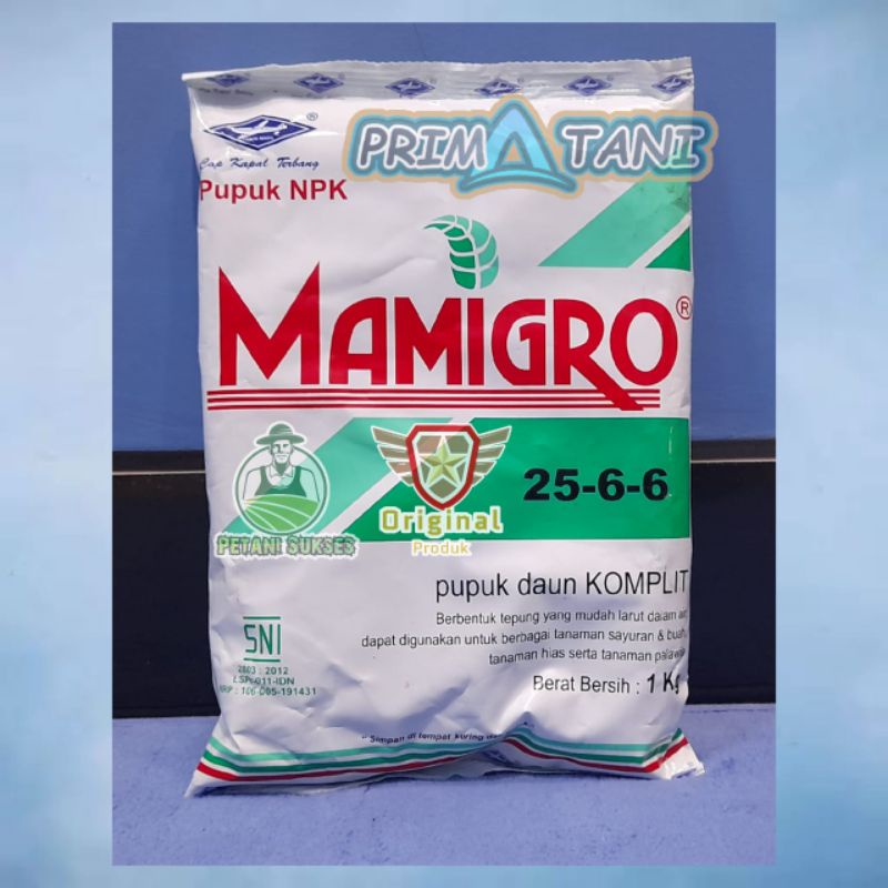 Pupuk Daun Kumplit NPK Mamigro 1kg