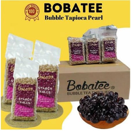 

TOPPING MINUMAN BOBA BUBBLE TAPIOCA BUBBLE BOBATEE kemasan 1Kg