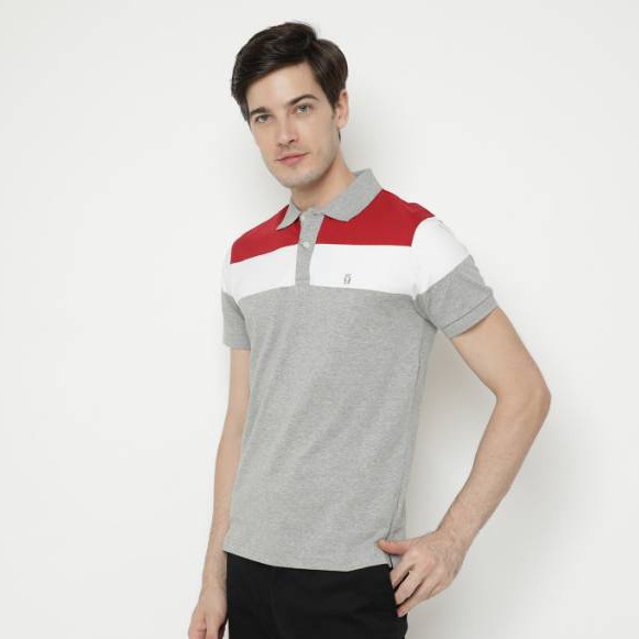 

AXTON Kaos Polo Shirt Pria Katun #XPM011-GREY