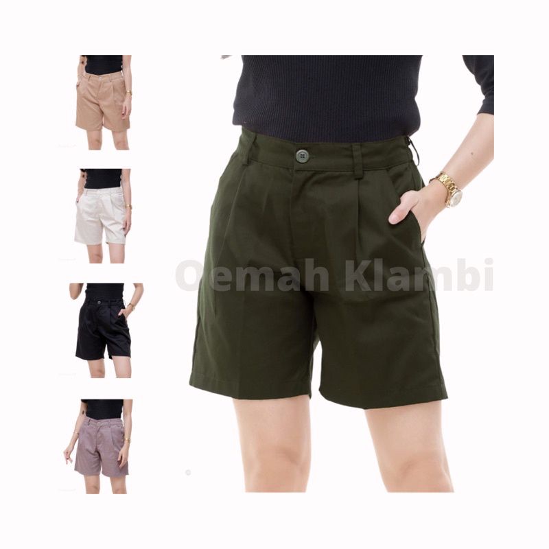 HOTPEN CELANA PENDEK WANITA SANTAI/HOTPANTS POLOS KOREA STYLE TERKINI KUALITAS PREMIUM