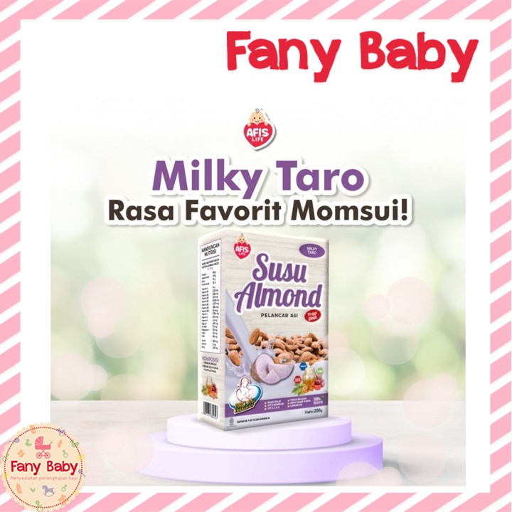 AFIS ALMOND SUSU PELANCAR ASI MILKY TARO 200GR