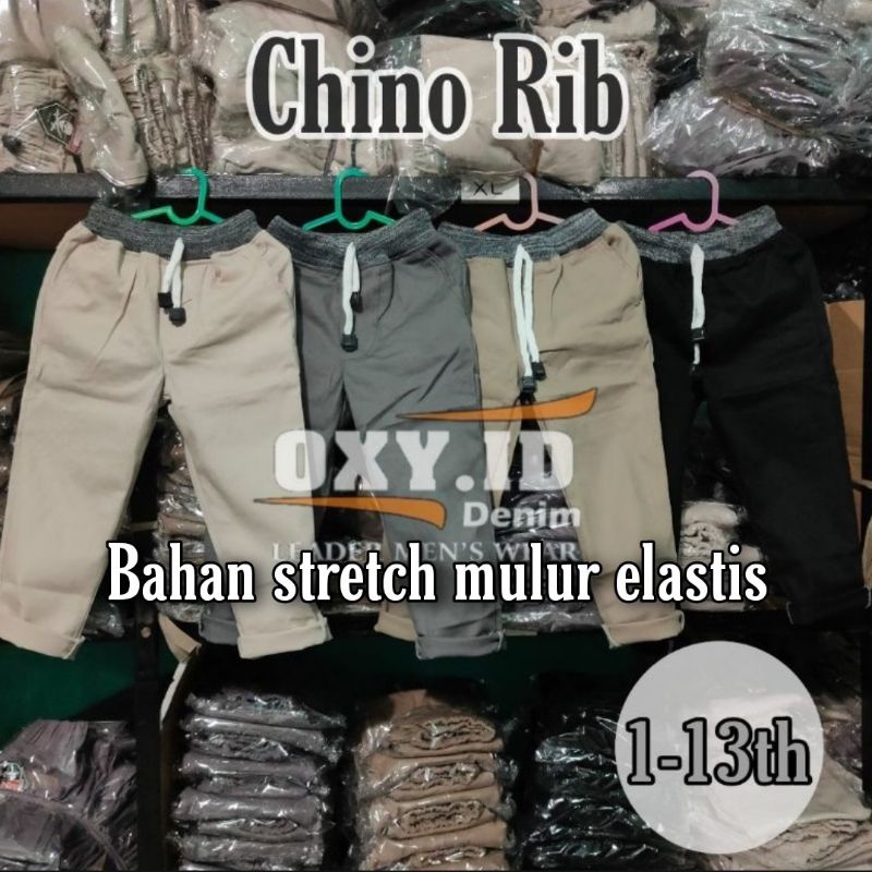 Celana Chino Anak Celana Joger Anak Rib Celana Panjang Anak Celana Anak Laki Laki Unisex 1-13th