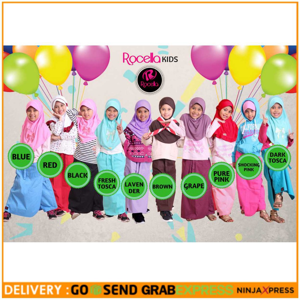 ROCELLA KIDS MARYAM / ROK CELANA ANAK / ROK CELANA ROCELLA / ROCELLA / ROK ANAK PEREMPUAN / ROCELLA