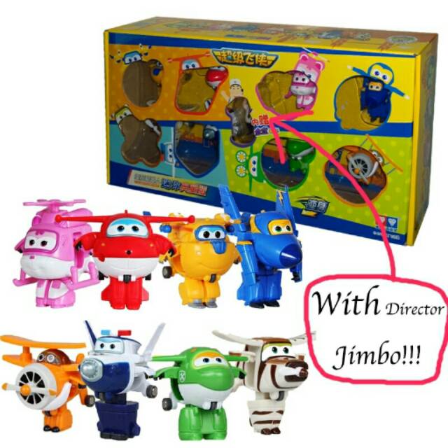 Mainan Super Wings Series Komplit Original Auldey Free Captain Jimbo 9in1 Per Pack Shopee Indonesia