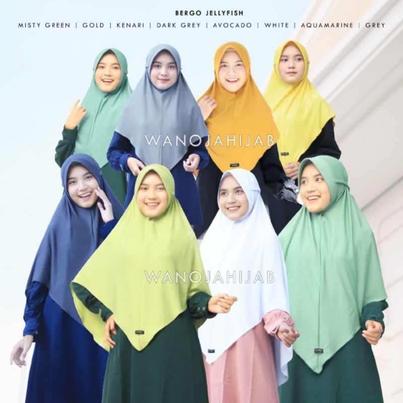 Bergo Jellyfish by Wanoja hijab