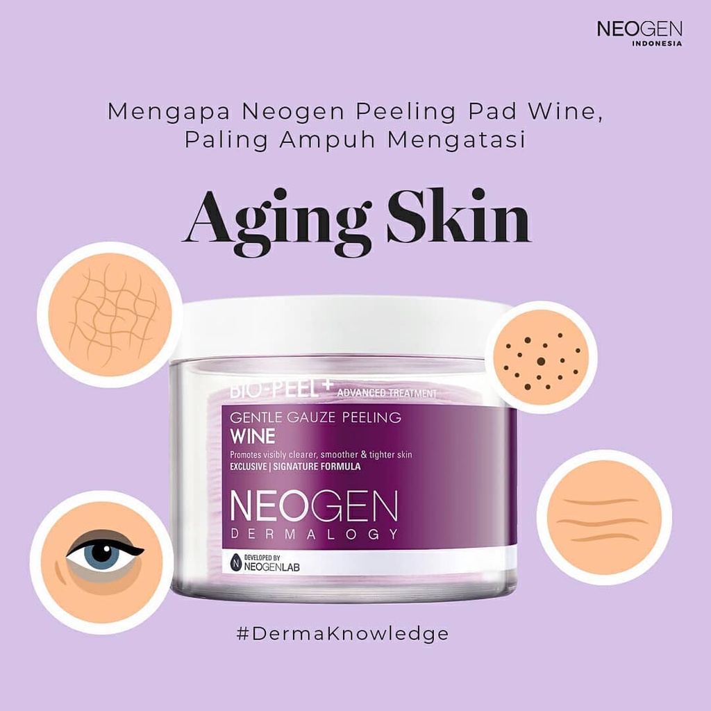 ❤ BELIA ❤ Neogen Dermalogy Bio Peel Gauze Peeling Green Tea | Lemon | Wine  - 18/30 Pads  ✔️BPOM