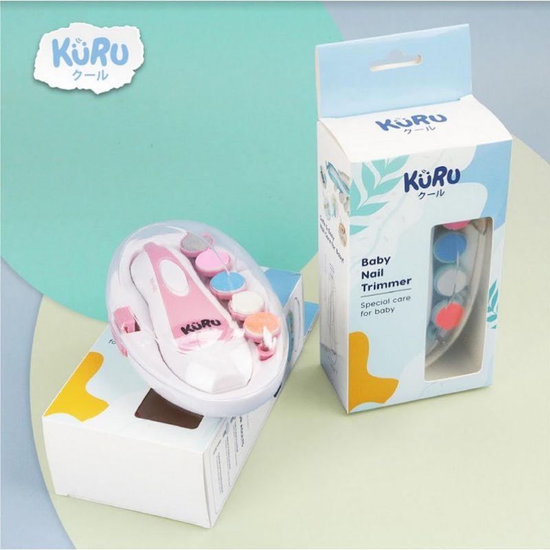 KURU Baby Nail Trimmer Electric | Alat Kikir Gunting Kuku Bayi Elektrik