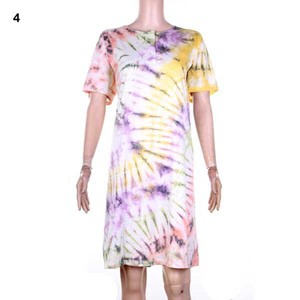 Daster Kaos Jumputan Tie Dye