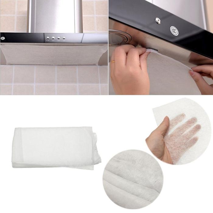 Kain Filter Penghisap Asap Dapur Kompor Cooker Hood Filter Isi 12pc Kualitas Terjamin