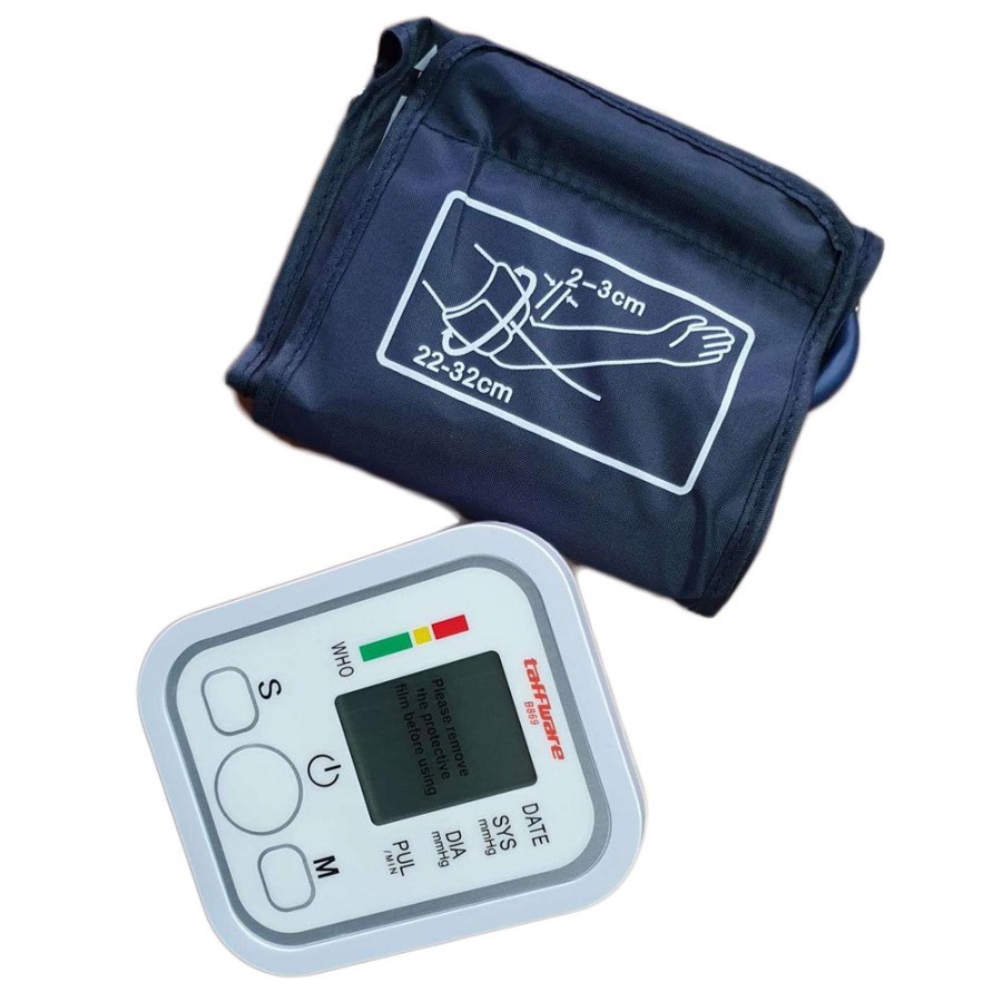 Taffware Pengukur Tekanan Darah Electronic Sphygmomanometer with Voice - B869 - White