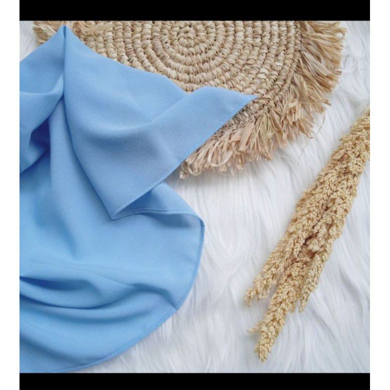 Pasmina Diamond Ceruty 180x75 Pashmina Panjang sabyan Basic Non Instan hijab Terlaris-Pashmina Sky