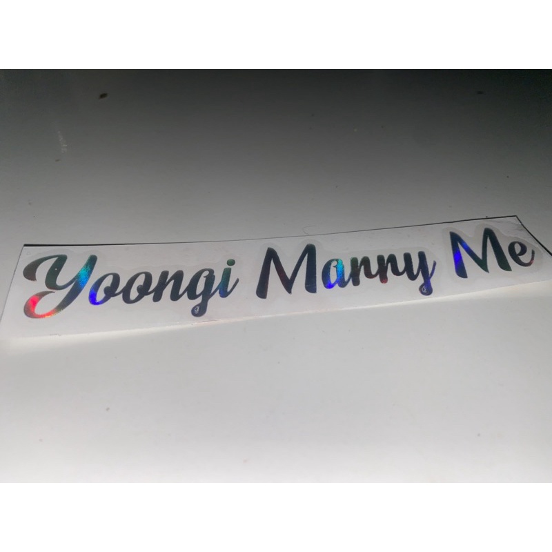 

stiker cutting yoongi marry me