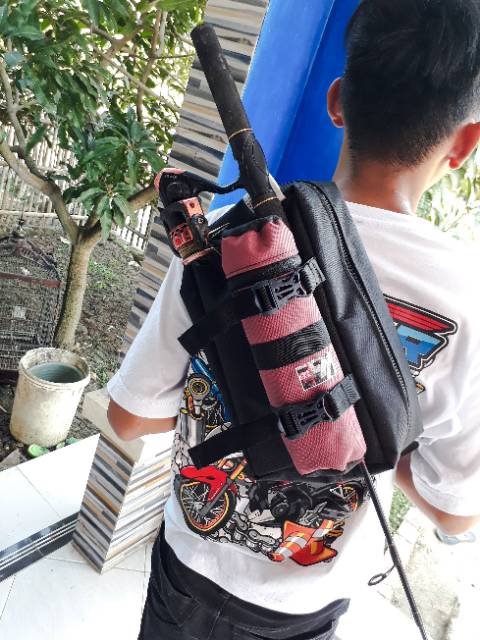 tas pancing tas selempang mancing