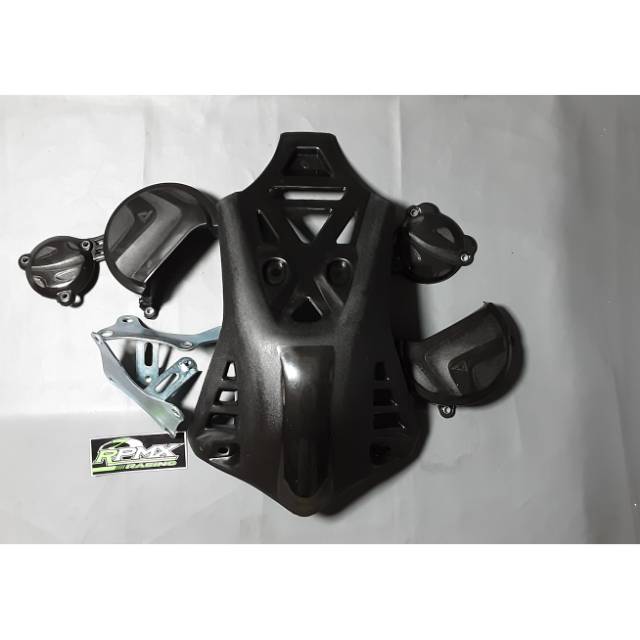 COVER PELINDUNG MESIN KLX / ENGINE GUARD / TUTUP MESIN KLX  mmerk Acerbis