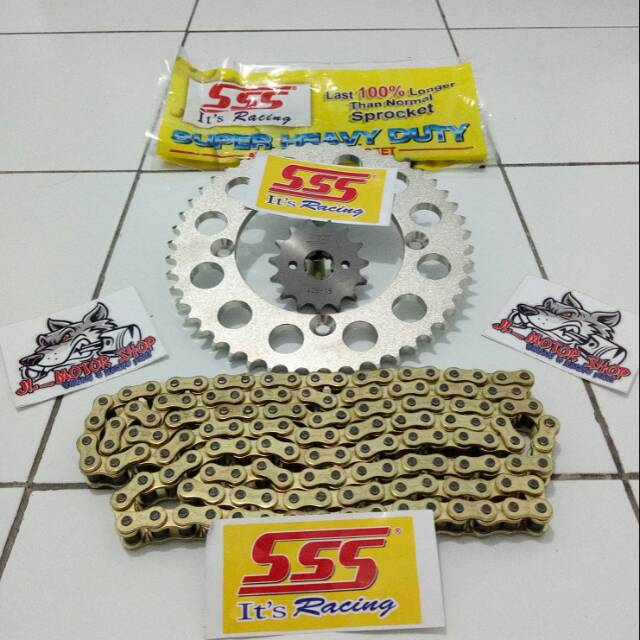 Gearset Girset Gear Set Sss Gir set 428 Yamaha Scorpio