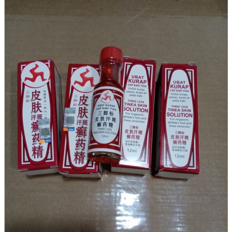 OBAT KURAP CAP KAKI TIGA UNTUK KURAP PANU CAIR UBAT IMPORT