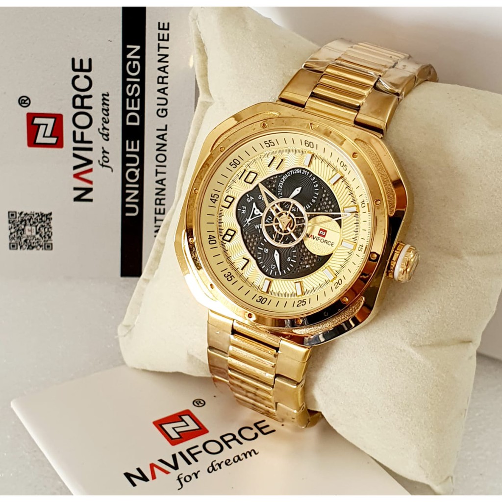 NAVIFORCE .JAM TANGAN PRIA ORIGINAL.JAM TANGAN PRIA RANTAI NAVIFORCE NF9141 ORIGINAL