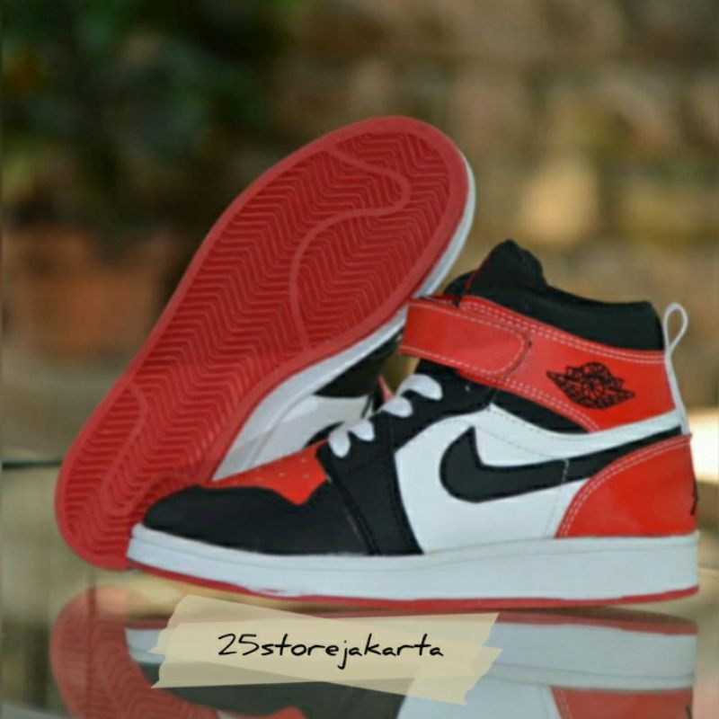 SEPATU SNEAKERS ANAK NIKE JORDAN BLACK 2 LUCU BUAT JALAN