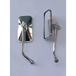 Spion Kotak Chrome Model Day Classic Daytona Kaca Bening Universal Pemakaian Semua Motor