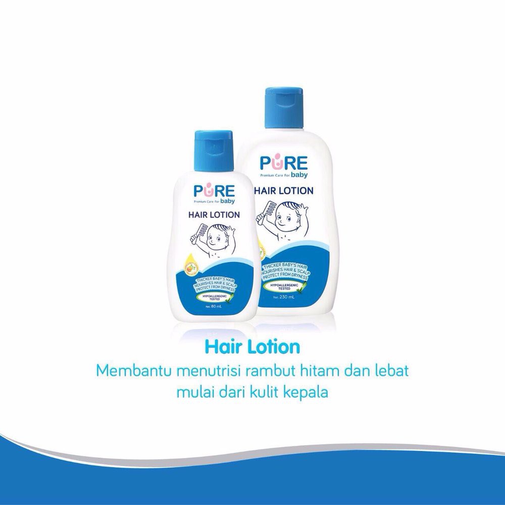 PURE BABY MURAH HAIR LOTION MINYAK RAMBUT PEWANGI RAMBUT BAYI ANAK PUREBABY