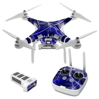 [Original] Premium Garskin Drone DJI Pantom3 Motif Apocalypse Blue (Bisa Request Gambar)