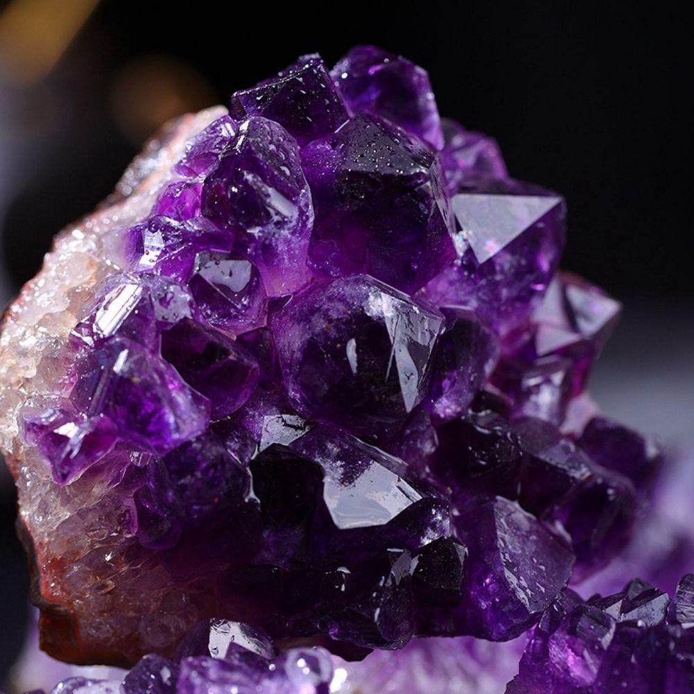 [Elegan] Amethyst Home Decor Rocks Natural Gemstones Fluorite Energy Healing Kerajinan Titik Kristal Batu Kuarsa