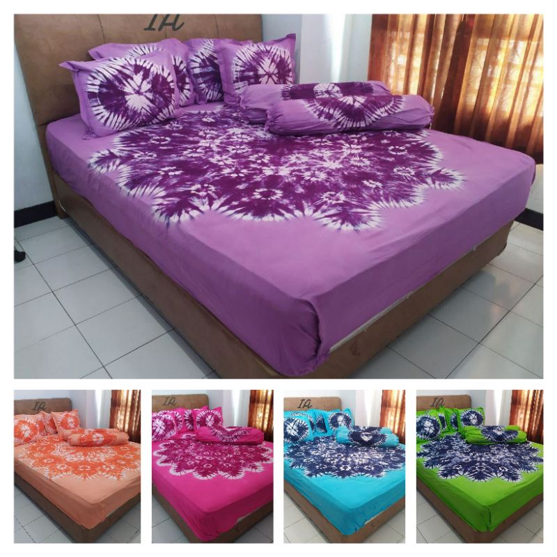 Sprei Batik Ukuran 180x200 Tinggi 20 Bahan Katun Halus Motif Batik Pekalongan Asli