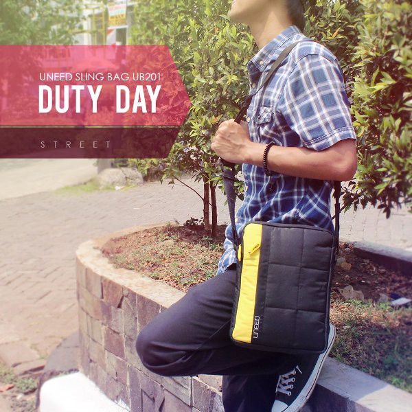 Uneed DUTY DAY Tas Selempang Pria Water Resistant - UB201