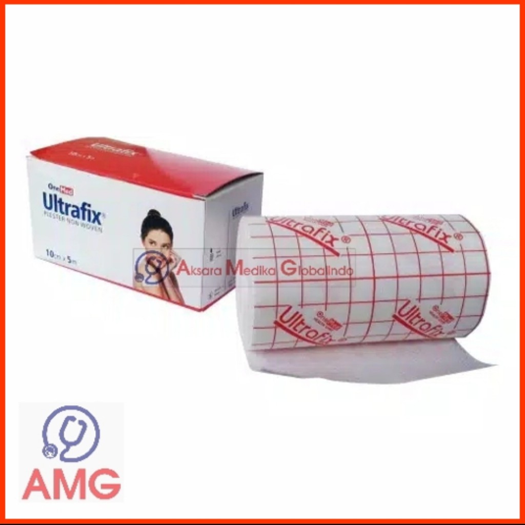 ULTRAFIX 10X5 M ONEMED PLESTER PENUTUP LUKA 1 BOX #AMG