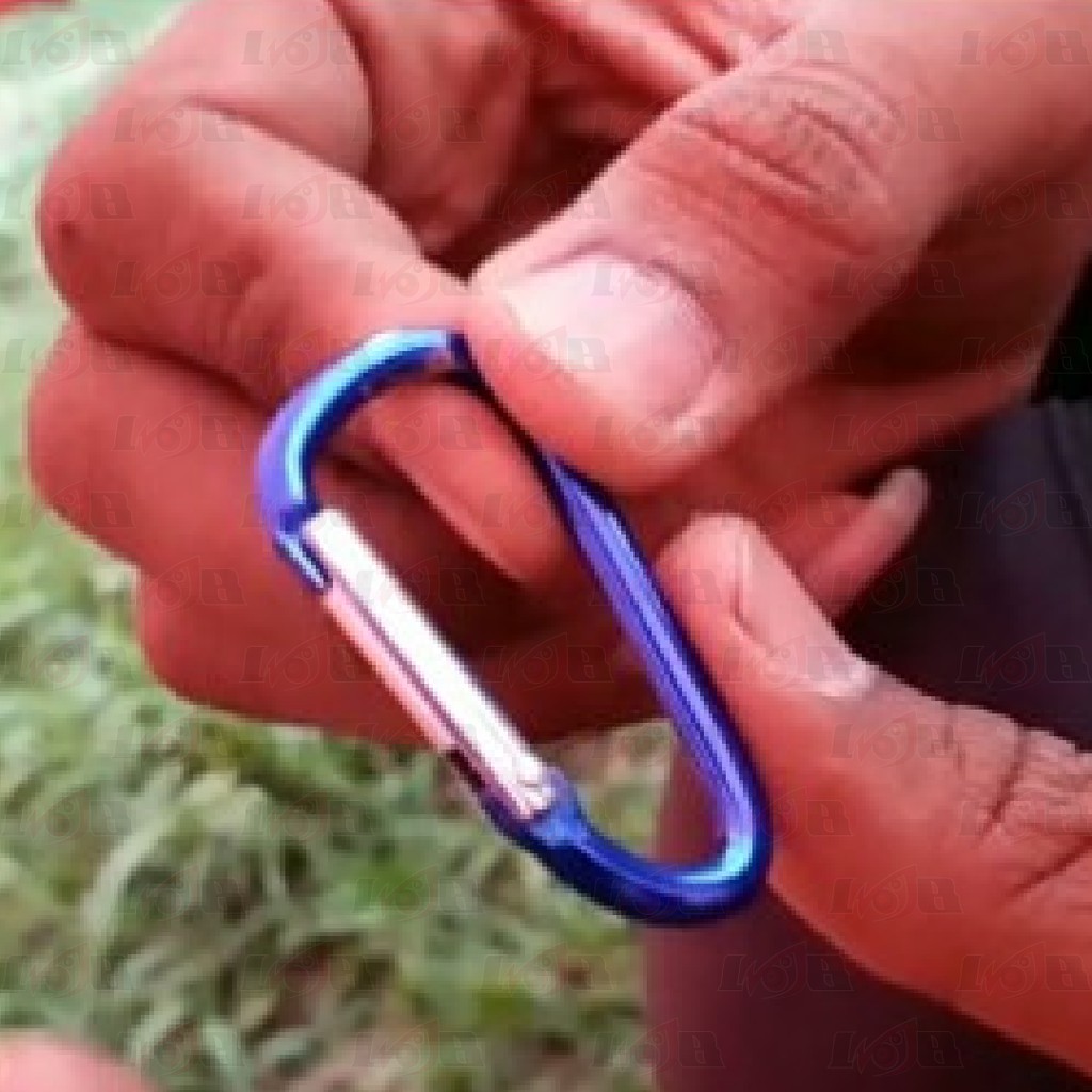 Carabiner Biasa Gantungan Kunci Tas Snap Hook Hanger Hiking Karabiner