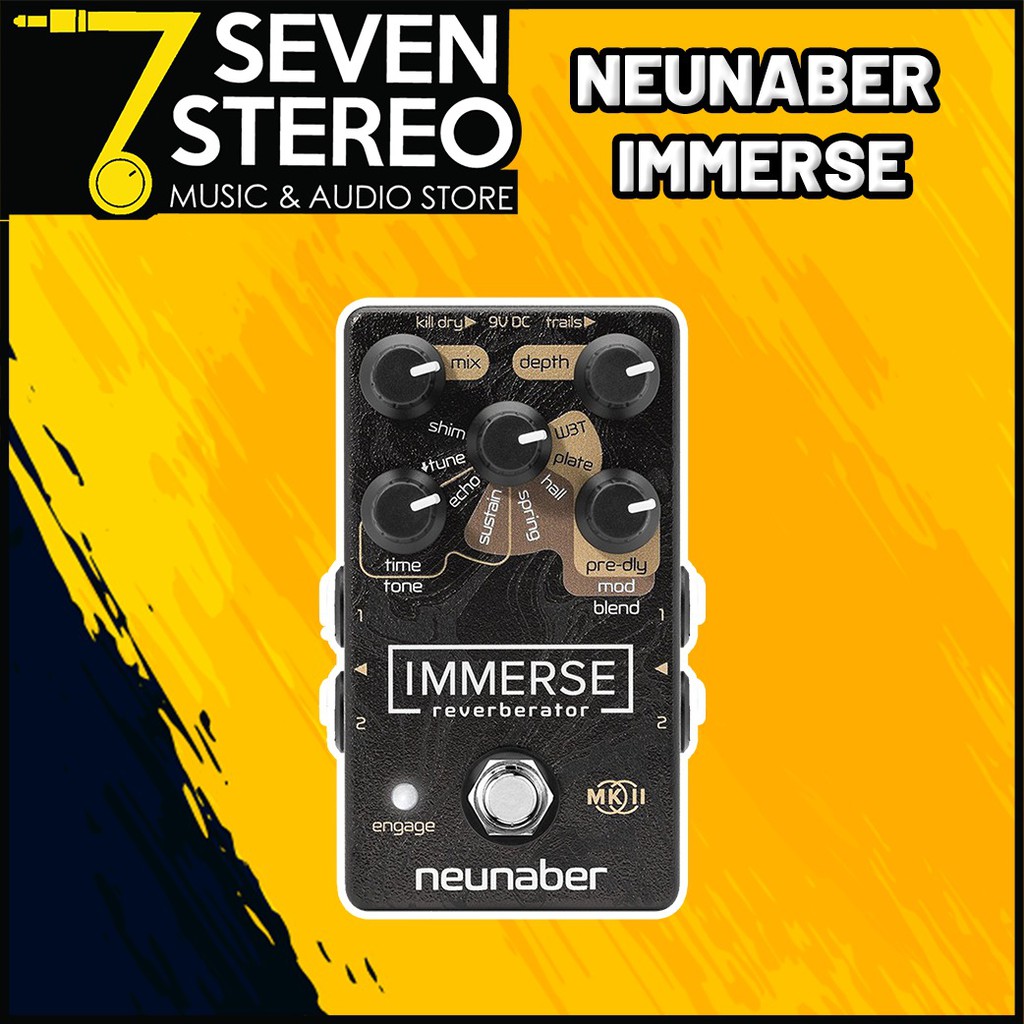 Neunaber Immerse Reverberator MKII Guitar Effects Pedal