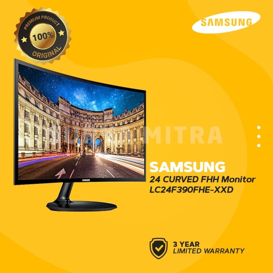 Monitor Gaming Samsung Curved LC24F390 24inch