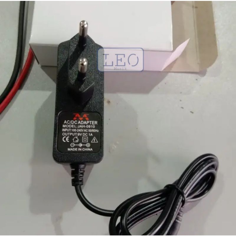ADAPTOR EFEK GITAR JAH0910 ADAPTOR DC 9V ADAPTOR 9V ADAPTOR
