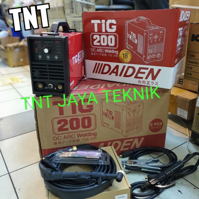MESIN LAS ARGON DAIDEN TIG 200 PULSE / TRAFO LAS ARGON DAIDEN TIGI 200