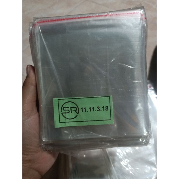 Plastik Opp Roti (SEAL / LEM) 11x11 Kemasan Roti Souvenir dll